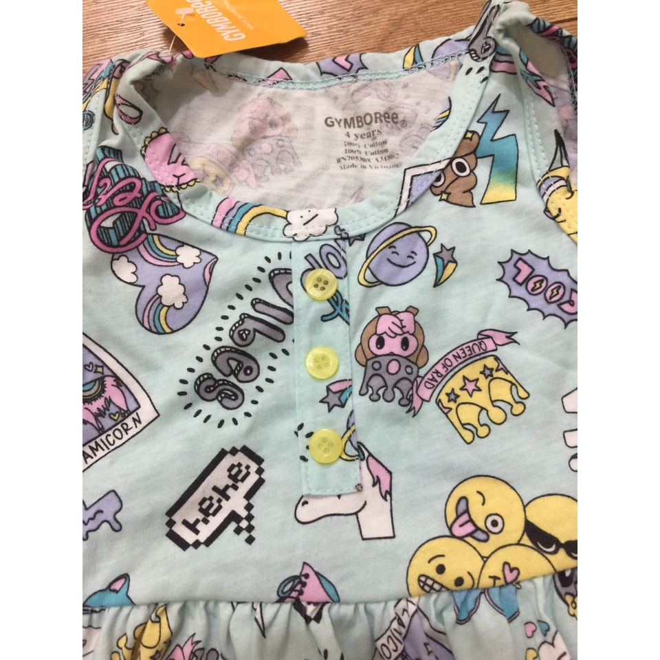 Váy cotton cho bé gái 2- 5 tuổi