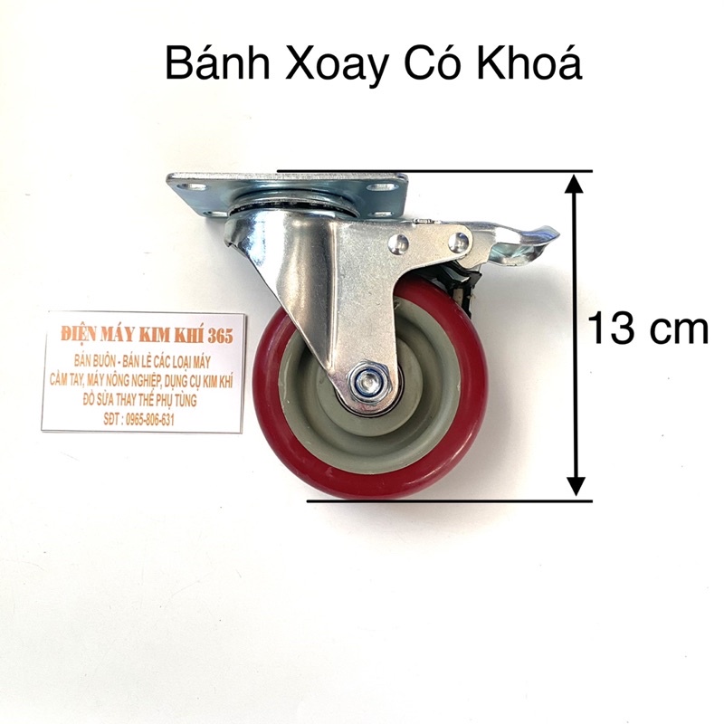 Bánh Xe Đẩy Cao Cấp - Chịu Tải Trọng Cao Xoay 360 Độ