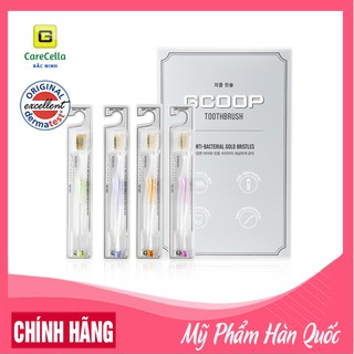 Bàn chải đánh răng 💖 KHÁNG KHUẨN💖 chứa bột than hoạt tính và phủ nano gold Gcoop - Hàn Quốc