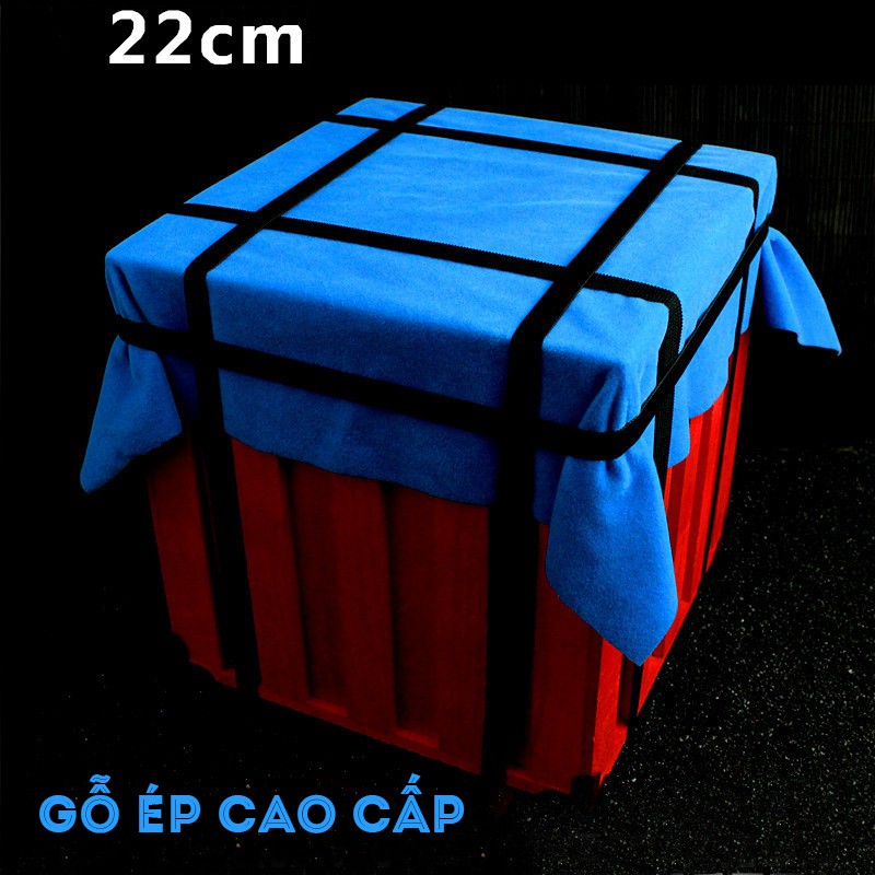 Hòm Thính PUBG Cỡ Lớn 20cm Bằng Gỗ Ép Cao Cấp. Hộp Thính Đựng Đồ PUBG