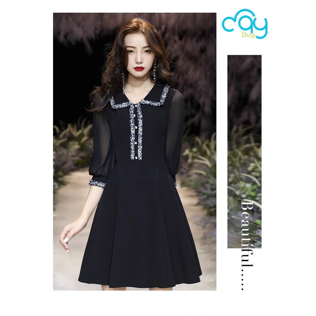 ĐẦM TAY LƯỚI THIẾT KẾ CAO CẤP ĐỦ SIZE S,M,L,XL,XXL - K1