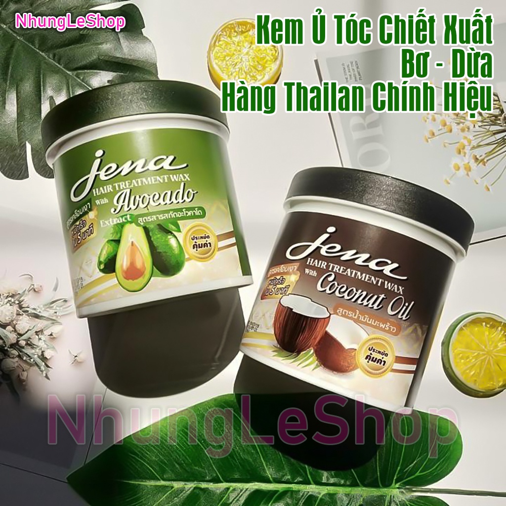 💦 Kem Ủ Tóc Siêu Mượt Jena Chiết Xuất Bơ - Dừa Hàng Thailan Chính Hiệu