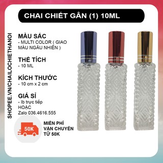 [XẢ KHO CẮT LỖ] Lọ chiết nước hoa 12ml có gân dày chống vỡ siêu dày cực đẹp, lọ chiết nước hoa, Chai chiết nước hoa