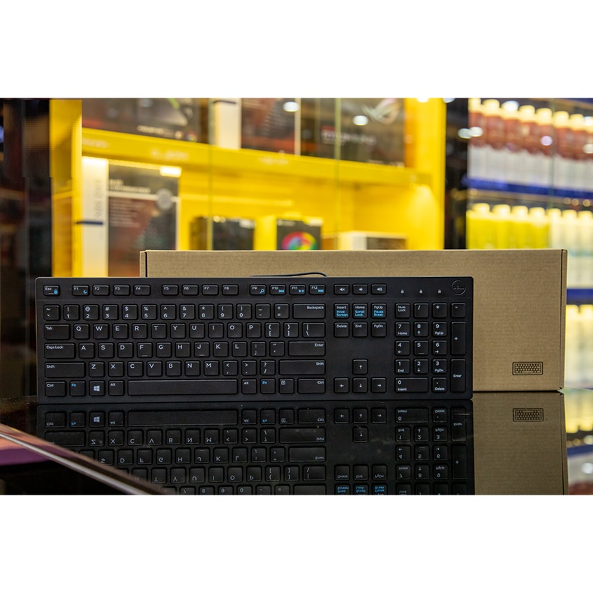 Bàn phím có dây Dell KB216 cổng kết nối USB - Chính hãng