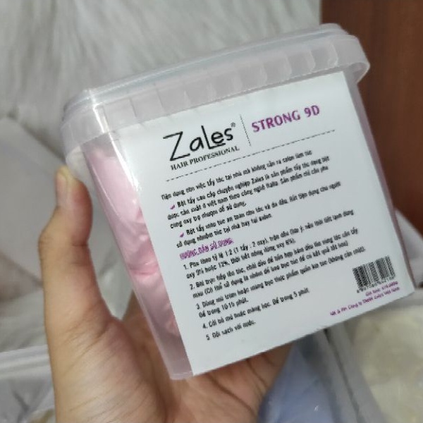 Bột tẩy tóc Zales Strong 9D White Bleach 500g
