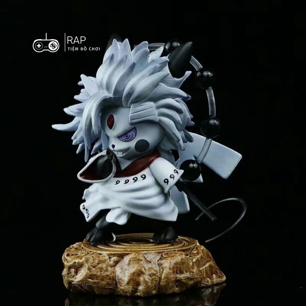 Mô hình Pikachu Madara Naruto (full box) lục đạo ver 2 cao 11cm - Figure Naruto