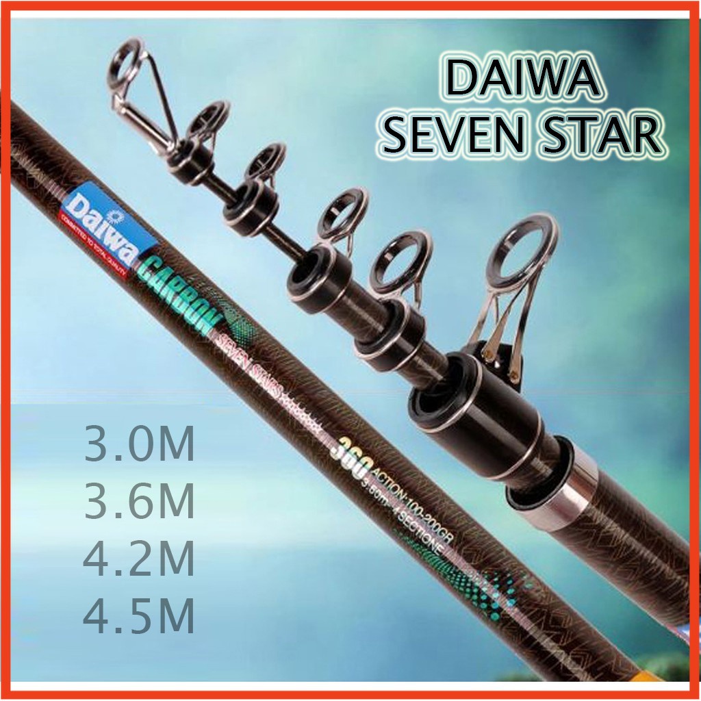 [Cần Câu Lục] cần câu lục daiwa seven star câu xa bờ độ cứng EH