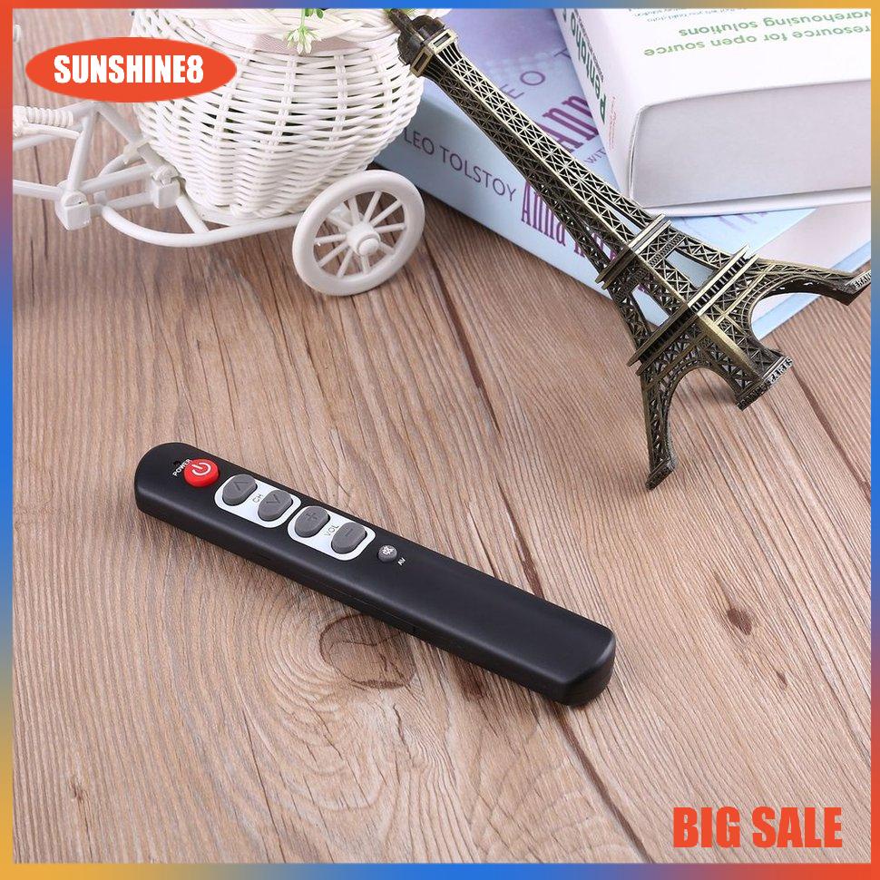 【SUN】Universal 6 Keys Learning Remote Control Big Buttons for TV STB DVD HIFI
