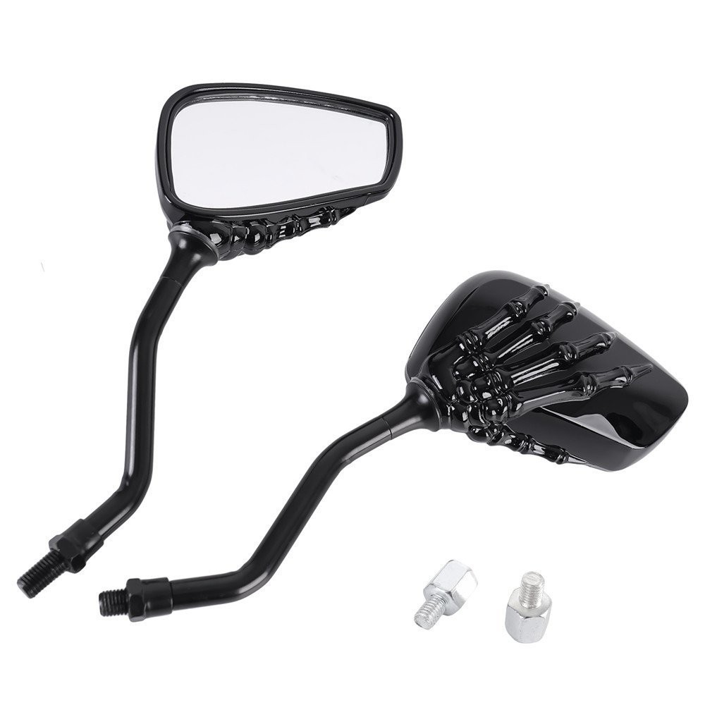 Gương Chiếu Hậu Xe Máy Hình Bàn Tay Xương 2 * 8Mm