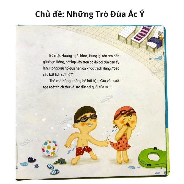 Sách Giáo Dục Giới Tính - Những Trò Đùa Ác Ý - Cho Bé Từ 3 Tuổi - Tân Việt