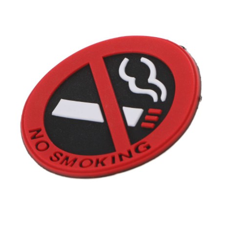 Decal Sticker 3d no smoking Dán Cảnh Báo Cấm Hút Thuốc Cho Xe Hơi ô tô