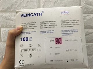 KIM LUỒN TĨNH MẠCH VEINCATCH 100 cái