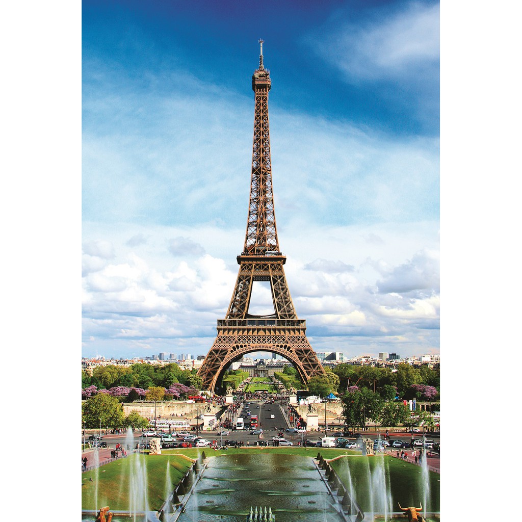 Bộ tranh xếp hình 247 mảnh ghép của liên kết mua (26 x 38cm) – Tháp Eiffel