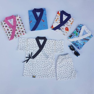 Yukata Ngắn Trắng Chú Ong