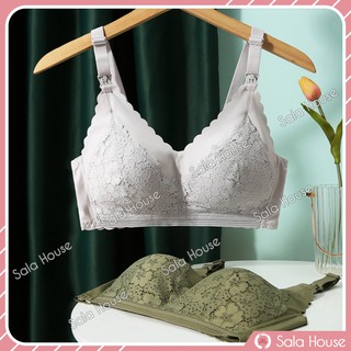 Áo Ngực Bầu - Áo Lót Sau Sinh Nâng Ngực Vải Su Liền Mảnh Bền Đẹp SalaHouse cho mẹ bầu và cho con bú - AL06