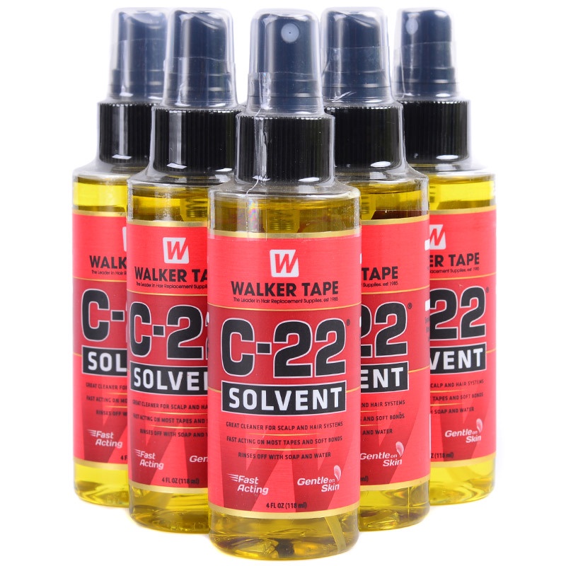 Dung dịch tẩy keo tóc giả WALKER TAPE C-22 SOLVENT, dễ dàng tẩy phần keo sót lại, mùi thơm dễ chịu, dung tích 118ml