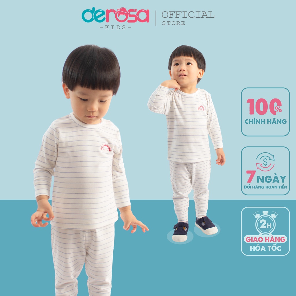 Bộ quần áo cho bé sơ sinh DEROSA KIDS chất liệu petit | 9 - 24m | TS 6869