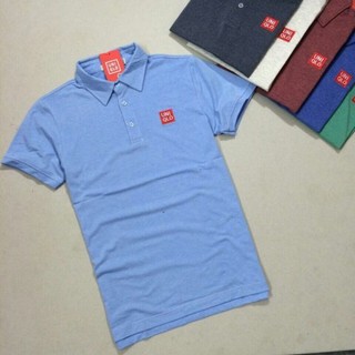 Áo thun nam vải coton mềm mịn mát màu xanh biển