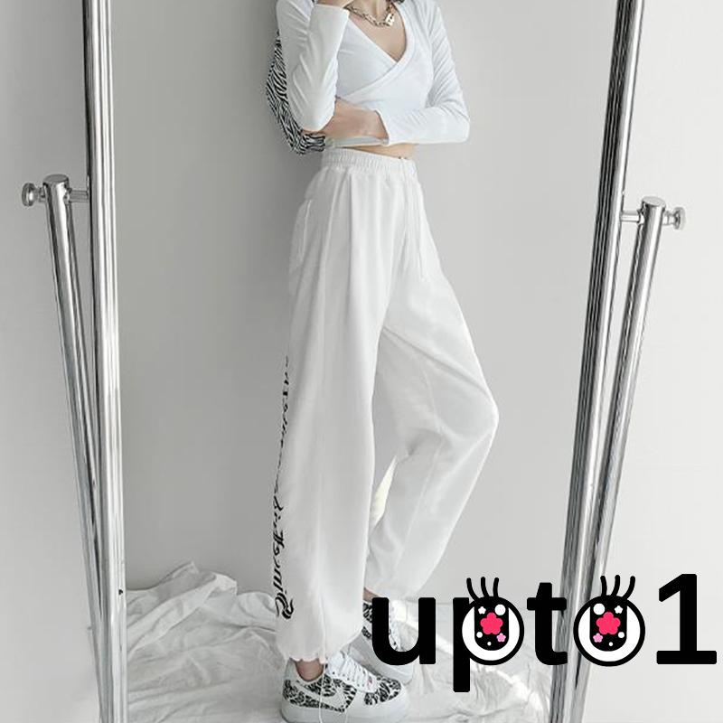 Quần Dài Dây Rút In Chữ Thời Trang Nữ Tính | BigBuy360 - bigbuy360.vn