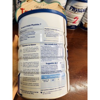 Sữa bột Physiolac Croissance số 3 loại 900g