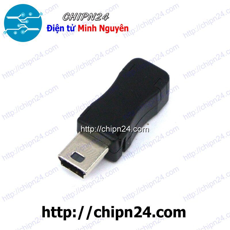 [2 CÁI] (LKC) Đầu+Vỏ nhựa Mini USB V1
