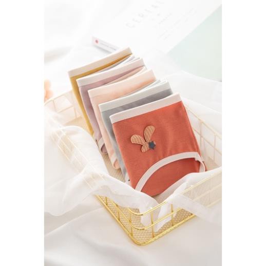 Quần Lót Nữ Quần Lót Nữ Cotton Trơn Mềm Mại Tôn Dáng Phối icon dễ thưowng  A328