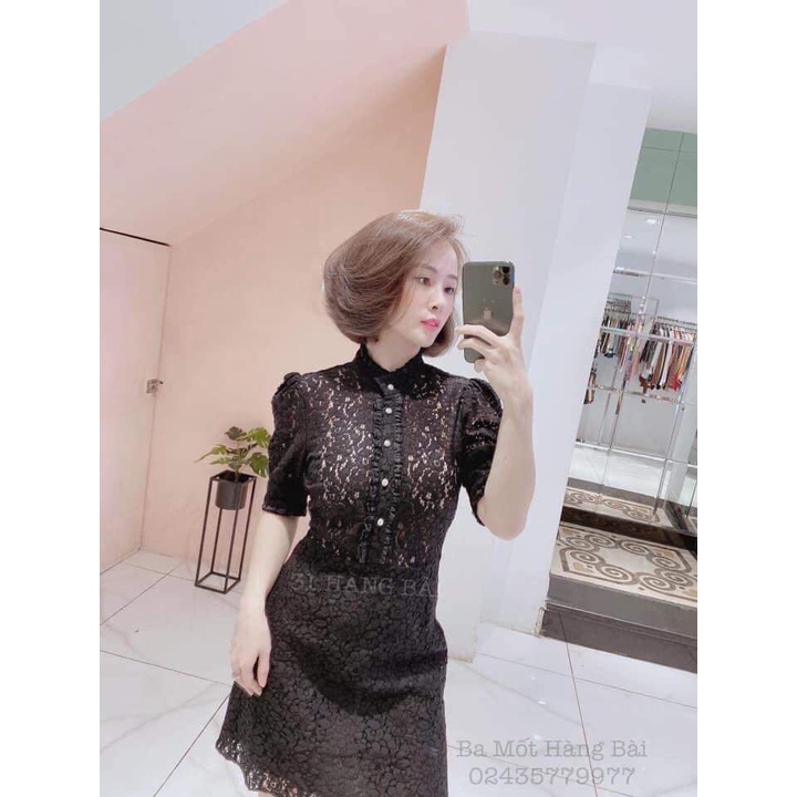 váy ren cộc tay chất đẹp size XS - Zara authentic