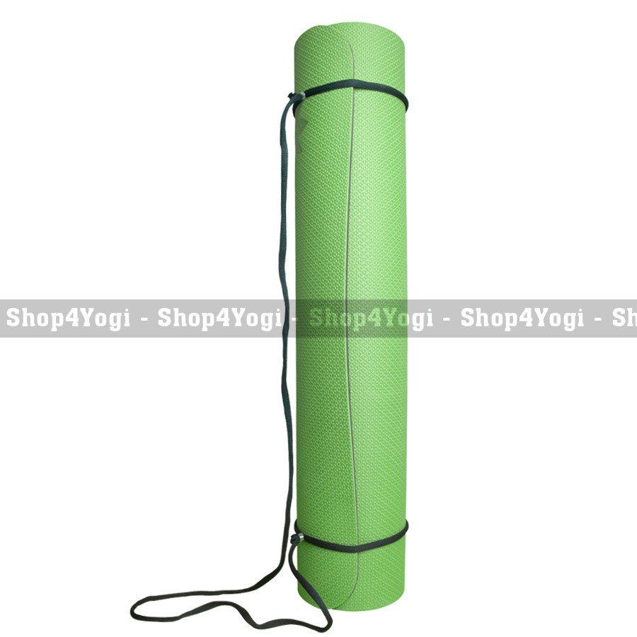Thảm Tập Yoga GYM Zera Mat TPE 6mm 2 Lớp Kèm Túi & Dây Cột | 10 Màu Lựa Chọn