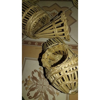 Rọ bẫy cua đồng bằng tre cổ truyền miền bắc