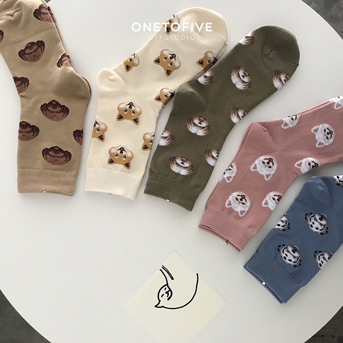 TẤT, VỚ THỂ THAO CHÚ CÚN CUTE.