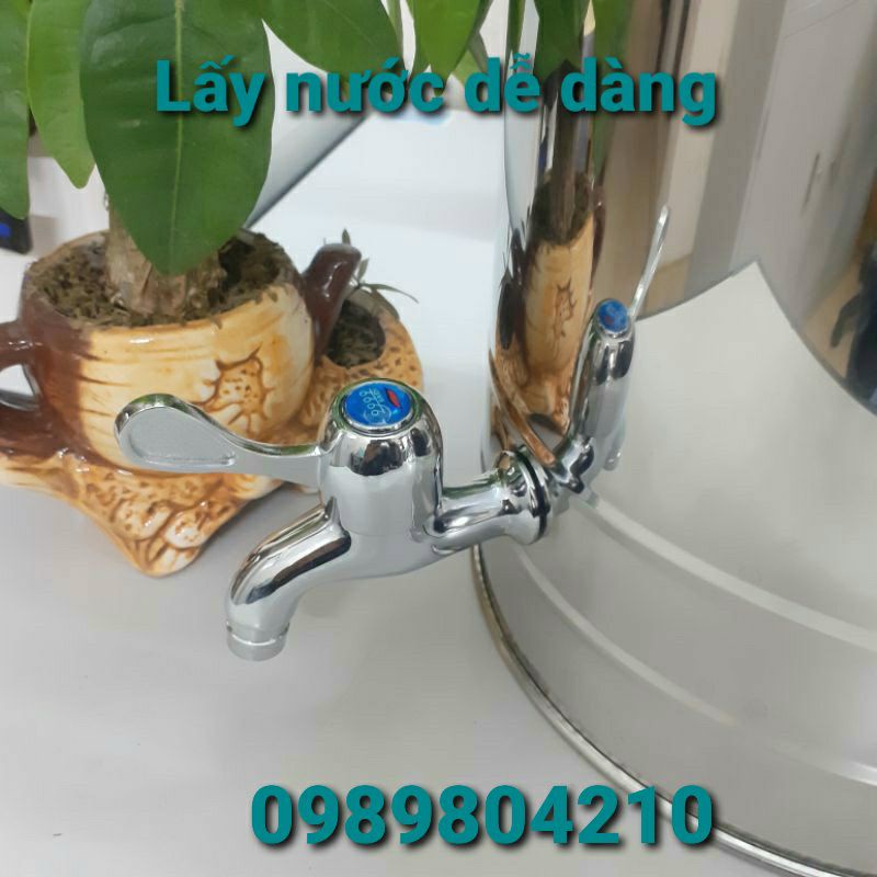 Bình đựng nước inox 20 lít có vòi SUS 304 ,Bình nước inox 20 l,Bình nước inox có vòi inox 304