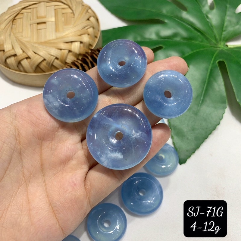 Đồng Điếu Aquamarine 5A nhiều Size 17-27 Đẹp