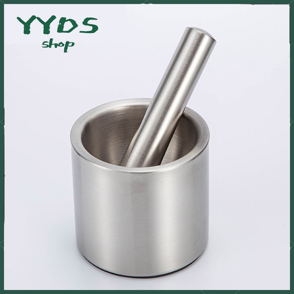 Bộ cối chày inox 304 - trọn đời không han gỉ - bảo vệ sức khỏe cho người sử dụng