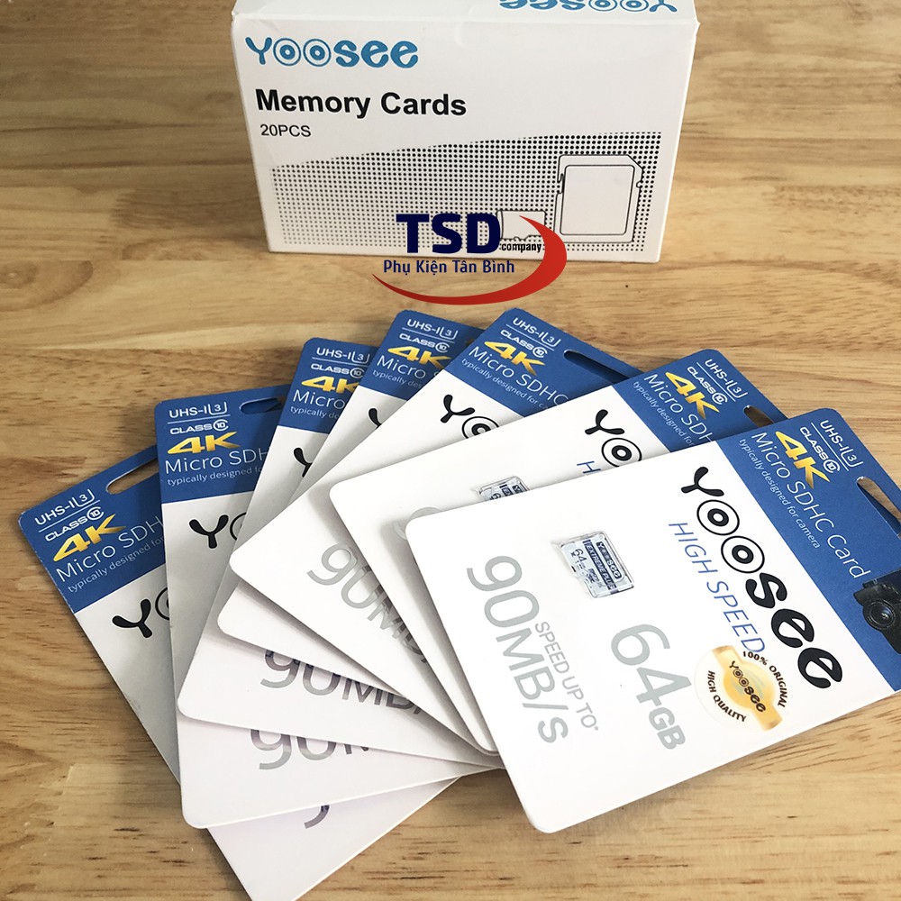 Thẻ Nhớ Microsdxc Yoosee Extreme Plus 64GB UHS-I U3 4K R90MB/S W40MB/S Chính Hãng