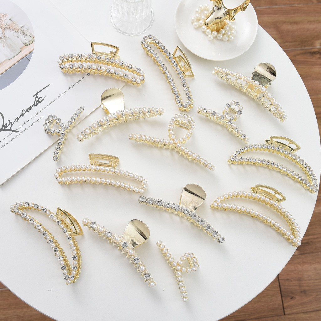 Kẹp Tóc Kim Loại Hình Thẻ Bài