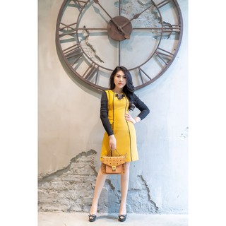 G Beauty Đầm Sát Nách Vàng