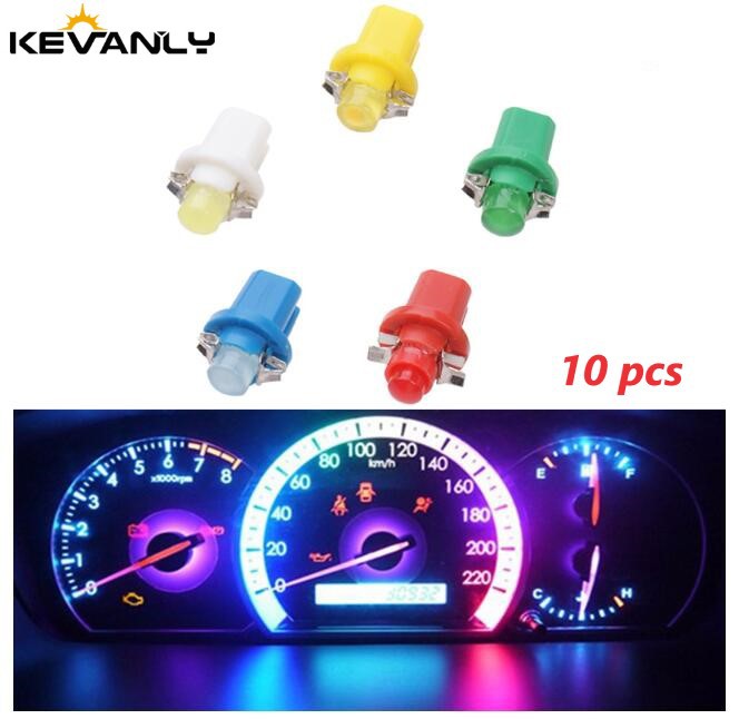 Bộ 10 đèn LED Kevanly T5 B8.5D chuyên dụng dành cho xe hơi