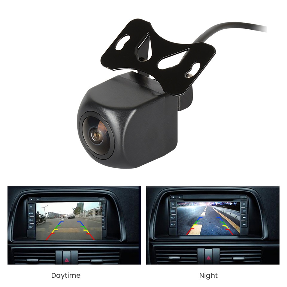 Camera Chiếu Hậu Hình Mắt Cá Nhìn Ban Đêm Góc Rộng 170 Độ Cho Xe Hơi