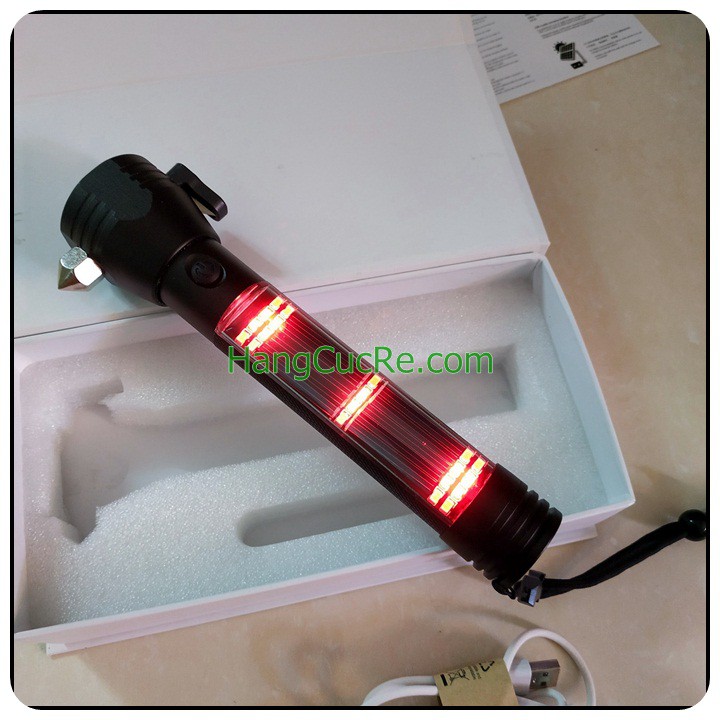 Đèn pin siêu sáng 13 in 1 Solar Power Flashlight