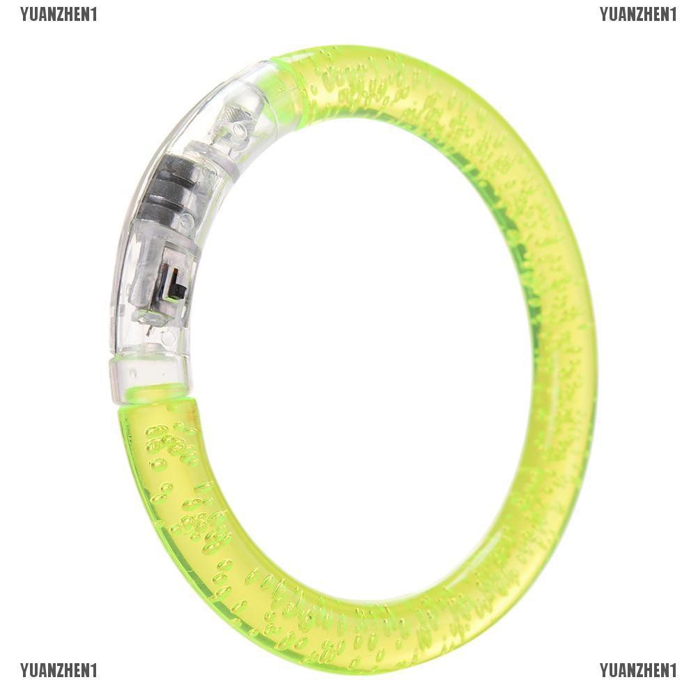 Vòng Đeo Tay YUANZHEN1} Vòng Tay Đèn LED Điều Khiển Bằng Giọng Nói Dành Cho Nam Và Nữ