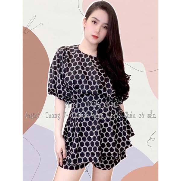 Set pelum chấm bi hàng Quảng Châu