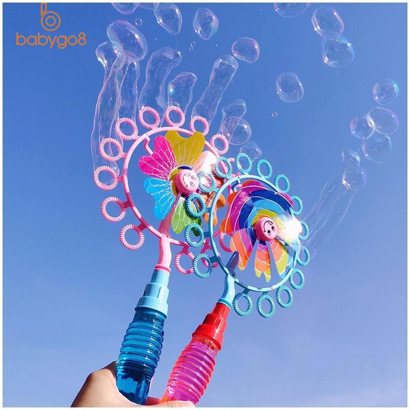 Cây Thổi Bong Bóng, Bong Bóng Xà Phòng Kiêm Chong Chóng Siêu Xinh