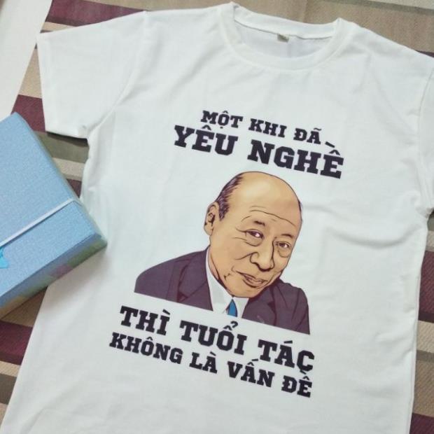 Áo thun nam Tokuda hài hước Một Khi Đã Yêu Nghề Thì Tuổi Tác Không Thành Vấn Đề áo thun người lớn vui nhộn áo thun Nhật