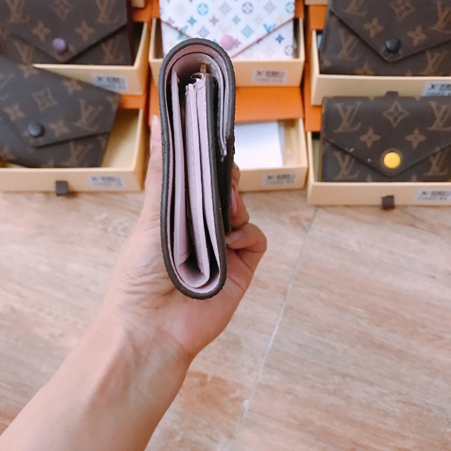 Ví Mini Nút Màu Full Box Kèm Ảnh Và Video Thật Sản Phẩm Rosabell