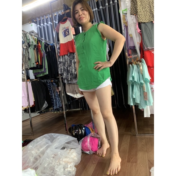 Quần short cotton bé gái nhỡ nhiều màu