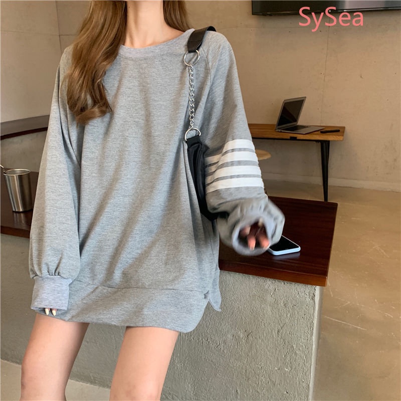 Áo Thun Nữ Cổ Tròn Sọc Ngang Plus size