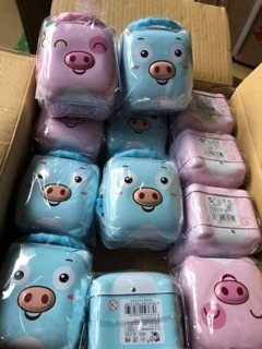 Két sắt mini hình con lợn cho bé