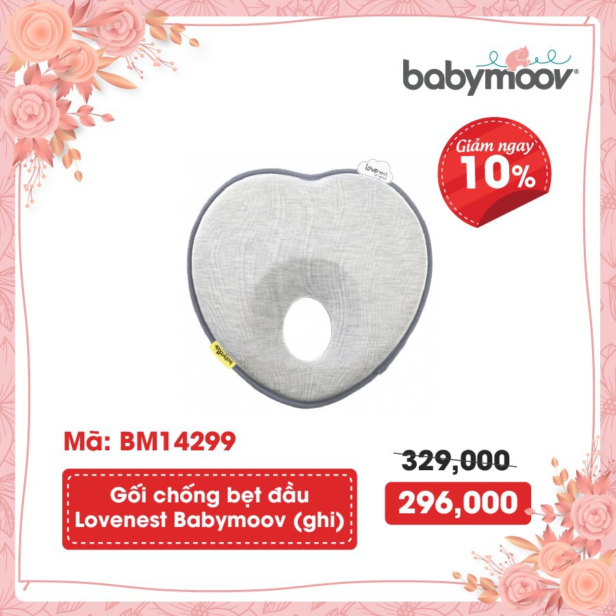 GỐI CHỐNG BẸT ĐẦU BABYMOOV [CHÍNH HÃNG]