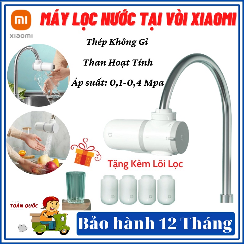 Đầu lọc nước tại vòi xiaomimáy lọc nước tại vòi xiaomiAn toàn cho sức khỏe, tiện lợi - Bảo hành 12 tháng