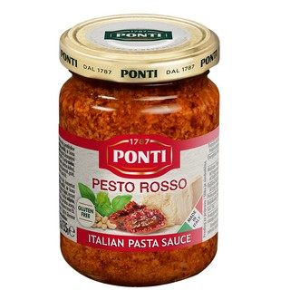 Sốt pesto rosso không gluten italian pasta sauce hiệu ponti